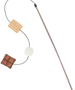 Frisco Camping S'mores Teaser Cat Toy with Catnip