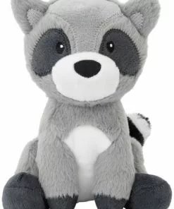 Frisco Camping Raccoon Plush Squeaky Dog Toy