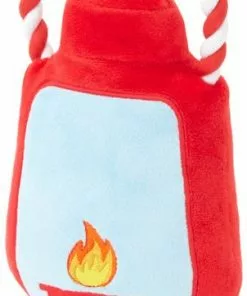 Frisco Camping Lantern Plush with Rope Squeaky Dog Toy