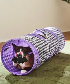 Frisco Halloween Checkered Foldable Play Tunnel Cat Toy with Catnip -The Frisco Store 271304 PT3. SY630 V1624817226