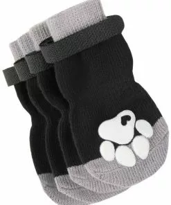 Frisco Non-Skid Dog Socks, Black 12 Frisco Non-Skid Dog Socks, Black -The Frisco Store 272491 PT4. SY630 V1634830053