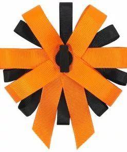 Frisco Orange Glitter Dog Collar with Pumpkin Ribbon -The Frisco Store 272844 PT4. SY630 V1624047473