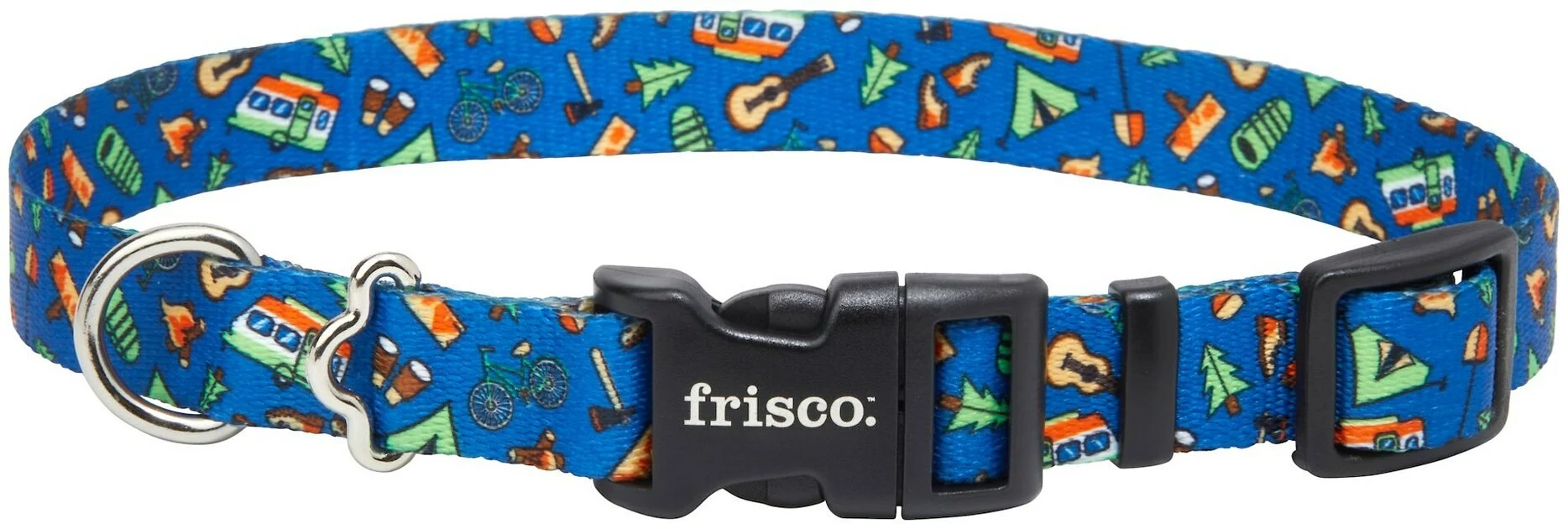 Frisco Camping Fun Dog Collar 3 Frisco Camping Fun Dog Collar