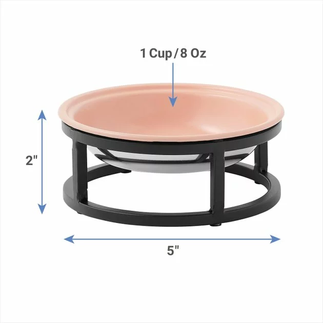 Frisco Paw Print Elevated Stainless Steel Dog & Cat Bowl 4 Frisco Paw Print Elevated Stainless Steel Dog & Cat Bowl - Image 2