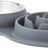 Frisco Silicone Slow Feeder Mat with Stainless Steel Bowl 2 Frisco Silicone Slow Feeder Mat with Stainless Steel Bowl -The Frisco Store 277549 MAIN. SY630 V1627933934