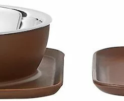 Frisco Double Stainless Steel Dog & Cat Bowl with Silicone Mat 14 Frisco Double Stainless Steel Dog & Cat Bowl with Silicone Mat -The Frisco Store 277551 PT5. SY630 V1627936139