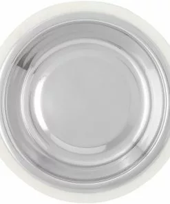 Frisco Marble Design Stainless Steel Dog & Cat Bowl with Wooden Base -The Frisco Store 277554 PT4. SY630 V1627935205