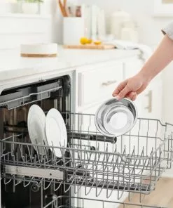 Frisco Marble Design Stainless Steel Dog & Cat Bowl with Wooden Base -The Frisco Store 277554 PT6. SY630 V1630357379