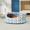 Frisco Small Pet Geometic Plush Round Cuddler -The Frisco Store 278105 MAIN. SY630 V1629465421