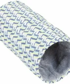 Frisco Small Pet Geometric Crinkle Plush Tunnel -The Frisco Store 278125 PT2. SY630 V1629312167
