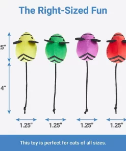 Frisco Crayon Box Plush Mice Cat Toy with Catnip, 5 count 8 Frisco Crayon Box Plush Mice Cat Toy with Catnip, 5 count -The Frisco Store 279413 PT2. SY630 V1629824477