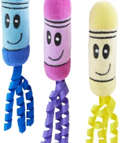 Frisco Crayon Plush Kicker Cat Toy with Catnip