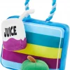 Frisco Lunchbox with Juice & Apple Plush with Rope Squeaky Dog Toy, 3 count