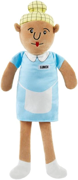 Frisco School Lunch Lady Plush Squeaky Dog Toy 3 Frisco School Lunch Lady Plush Squeaky Dog Toy