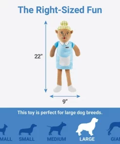 Frisco School Lunch Lady Plush Squeaky Dog Toy 6 Frisco School Lunch Lady Plush Squeaky Dog Toy -The Frisco Store 279449 PT1. SY630 V1629824193