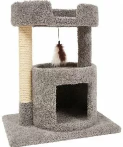 Frisco 27-in Real Carpet Cat Tree with Condo and Oval Perch -The Frisco Store 282745 PT4. SY630 V1621949318