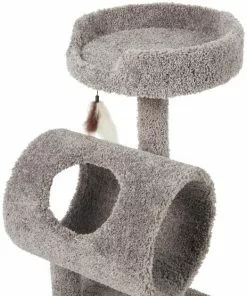 Frisco 35-in Real Carpet Cat Tree with Tunnel -The Frisco Store 282749 PT2. SY630 V1622813269