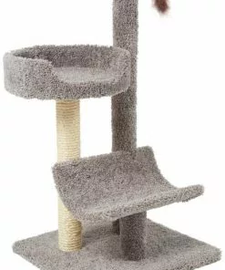 Frisco 45-in Real Carpet Cat Tree, Gray -The Frisco Store 282761 PT3. SY630 V1622813264