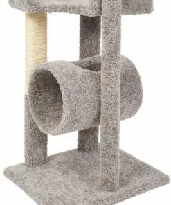 Frisco 54-in Real Carpet Cat Tree with Tunnel and Square Perches, Gray 9 Frisco 54-in Real Carpet Cat Tree with Tunnel and Square Perches, Gray -The Frisco Store 282767 PT4. SY630 V1621948663