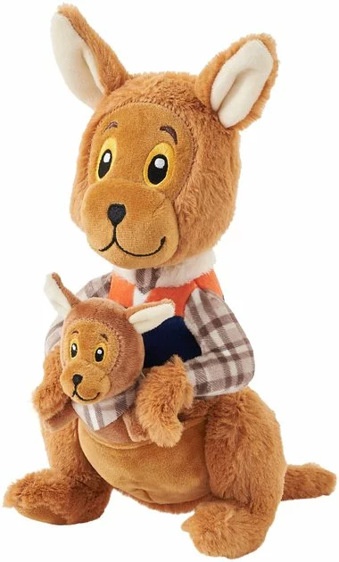Frisco Kangaroo & Joey Plush Squeaky Dog Toy, 2 count 3 Frisco Kangaroo & Joey Plush Squeaky Dog Toy, 2 count