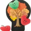 Frisco Autumn Tree with Apples Interactive Plush Squeaky Dog Toy, 4 count