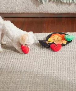 Frisco Autumn Tree with Apples Interactive Plush Squeaky Dog Toy, 4 count -The Frisco Store 285633 PT3. SY630 V1629725360