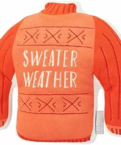 Frisco Sweater Weather Flat Plush Squeaky Dog Toy