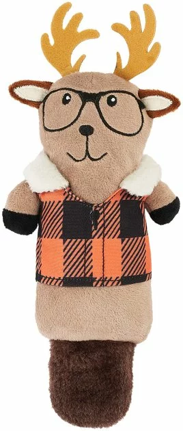 Frisco Hipster Moose Plush Kicker Cat Toy with Catnip 3 Frisco Hipster Moose Plush Kicker Cat Toy with Catnip