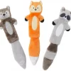 Frisco Forest Friends Stuffing-Free Skinny Plush Squeaky Dog Toy