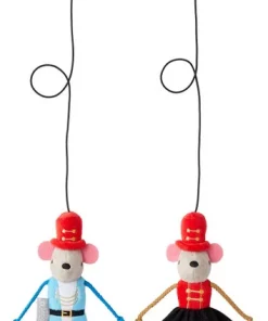 Frisco Nutcracker & Ballerina Bouncy Mouse Teaser Cat Toy with Catnip, 2 count