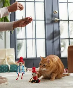 Frisco Nutcracker & Ballerina Bouncy Mouse Teaser Cat Toy with Catnip, 2 count 7 Frisco Nutcracker & Ballerina Bouncy Mouse Teaser Cat Toy with Catnip, 2 count -The Frisco Store 287279 PT3. SY630 V1632773700