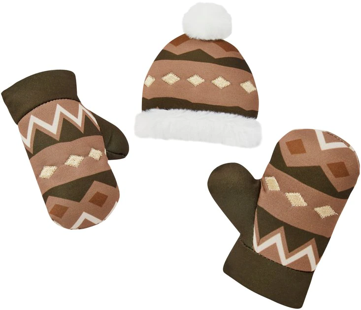 Frisco Mittens & Hat Plush Cat Toy with Catnip, 3 count 3 Frisco Mittens & Hat Plush Cat Toy with Catnip, 3 count