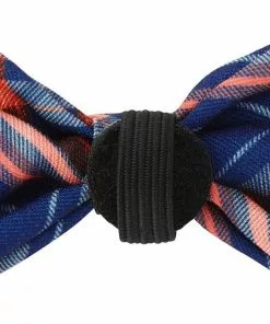 Frisco Fashion Bow, Blue Plaid, XS/SM -The Frisco Store 287528 PT4. SY630 V1632315757