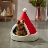 Frisco Holiday Dog & Cat Santa Hat Cave Bed -The Frisco Store 287893 MAIN. SY630 V1631660213