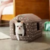 Frisco Holiday Dog & Cat Gingerbread House Bed -The Frisco Store 287897 MAIN. SY630 V1631661361