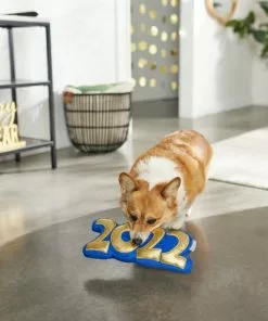 Frisco New Year's Eve 2022 Plush Squeaky Dog Toy -The Frisco Store 288476 PT3. SY630 V1638287927