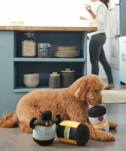 Frisco Protein Powder Plush Squeaky Dog Toy, 3 count -The Frisco Store 288925 PT3. SY630 V1638289658