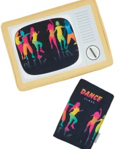 Frisco TV & VHS Tape Plush Squeaky Dog Toy, 2 count