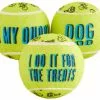 Frisco Motivational Tennis Balls Plush Squeaky Dog Toy, 3 count -The Frisco Store 288943 MAIN. SY630 V1638288492