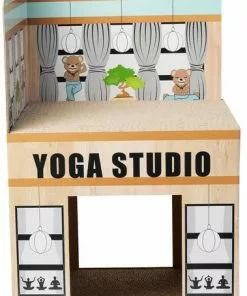 Frisco Yoga Studio Cardboard Cat House, 2-Story -The Frisco Store 288965 PT2. SY630 V1638291621