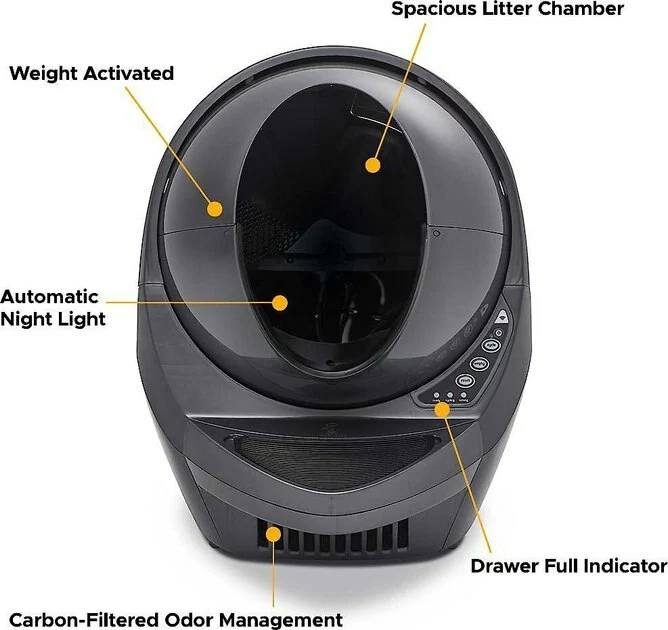 Litter-Robot||Frisco Litter-Robot WiFi Enabled Automatic Self-Cleaning Cat Litter Box + Frisco Multi-Cat Unscented Clumping Clay Cat Litter 7 Litter-Robot||Frisco Litter-Robot WiFi Enabled Automatic Self-Cleaning Cat Litter Box + Frisco Multi-Cat Unscented Clumping Clay Cat Litter - Image 5