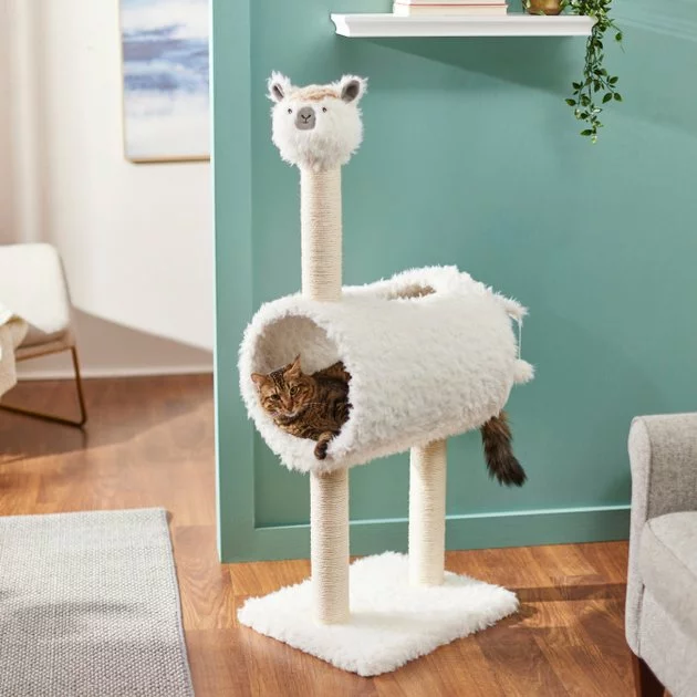 Frisco Animal Series Cat Tunnel with Scratching Post, Llama 3 Frisco Animal Series Cat Tunnel with Scratching Post, Llama