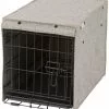 Frisco Faux linen Dog Crate Cover