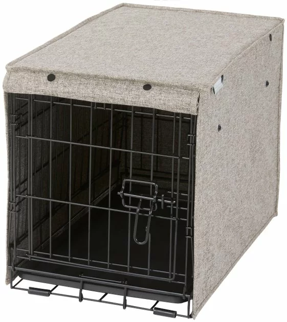 Frisco Faux linen Dog Crate Cover 3 Frisco Faux linen Dog Crate Cover