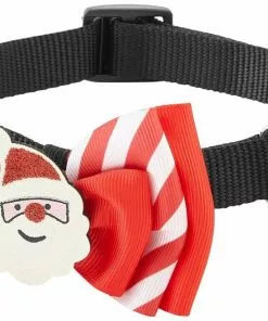 Frisco Removeable Santa & Stripes Collar Bow, XS/SM -The Frisco Store 289829 PT5. SY630 V1632185812