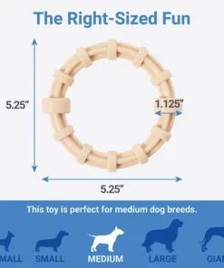 Frisco Nylon Ring Dog Chew Toy, Chicken Flavor, Medium 7 Frisco Nylon Ring Dog Chew Toy, Chicken Flavor, Medium -The Frisco Store 290533 PT1. SY630 V1635369375