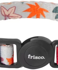 Frisco Mountain Leaves Cat Collar, 8-12 Inches, 3/8-in wide