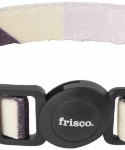 Frisco Purple Colorblock Cat Collar, 8-12 Inches, 3/8-in wide