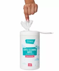 Frisco Gentle Cleaning Waterless Grooming Wipes for Puppies & Kittens, Green Tea Scent -The Frisco Store 291592 PT3. SY630 V1627306647