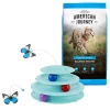 American Journey||Frisco American Journey Salmon Recipe Grain-Free Dry Food + Frisco Cat Tracks Butterfly Cat Toy